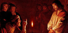 Christ Before Pilate by Van Honthorst, 1617 (Permission by Mark Harden; http://www.artchive.com)