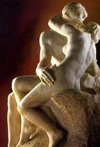 The Kiss by Rodin (Permission by Mark Harden; http://www.artchive.com)